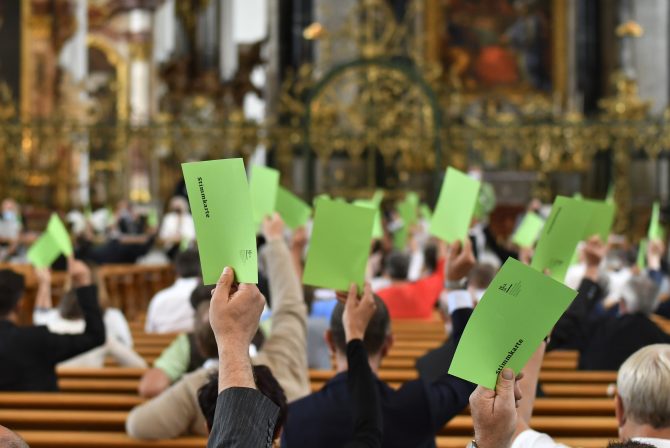 Jahresbericht und Jahresrechnung 2020 wurde durch das Katholische Kollegium genehmigt. Aufnahme: Regina Kühne