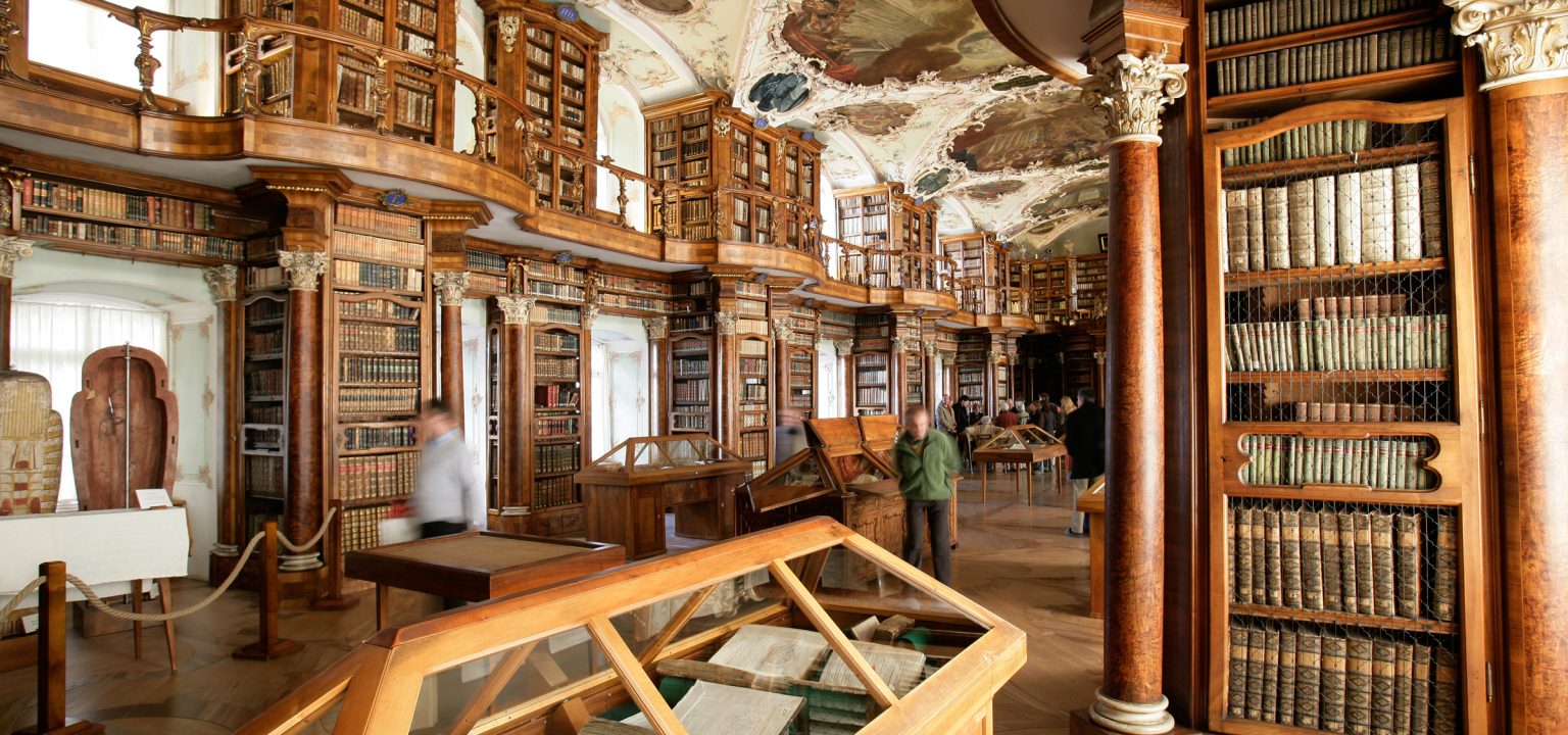 Barocksaal1 Quer Stiftsbibliothek Stgallen
