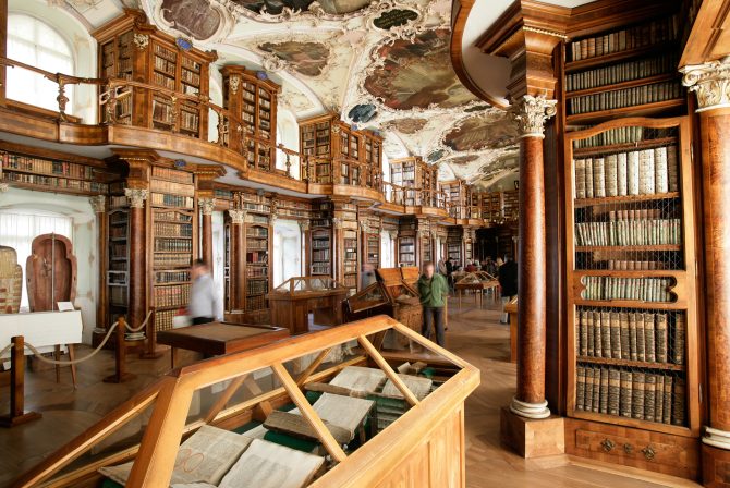 Barocksaal1 Quer Stiftsbibliothek Stgallen