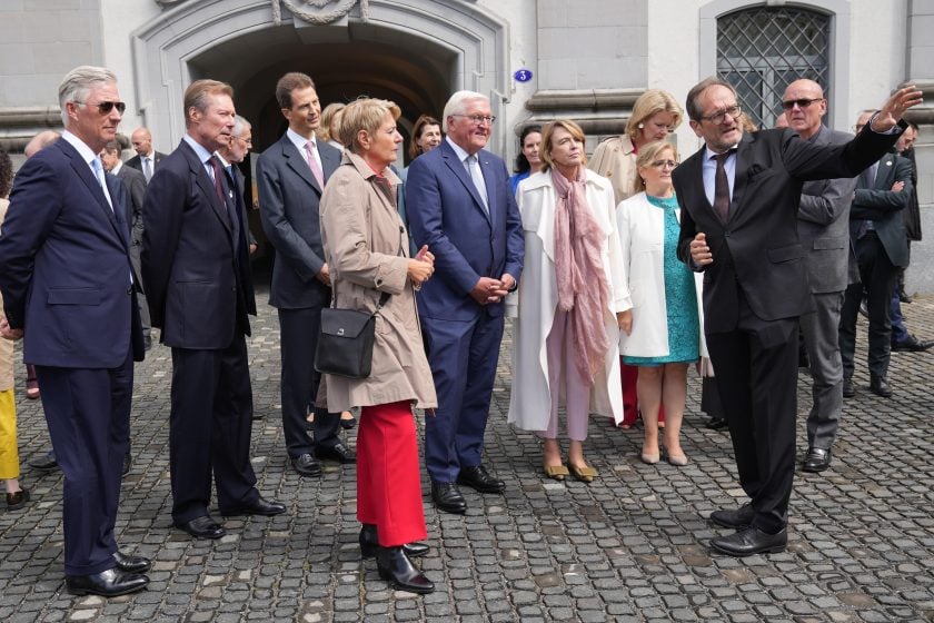 Cornel Dora nimmt die Gäste mit auf einen Streifzug durch die Geschichte St.Gallens.