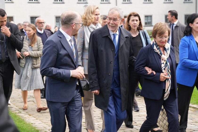 Wortwechsel zwischen Bossart und dem österreichischen Bundespräsidenten Alexander Van der Bellen.