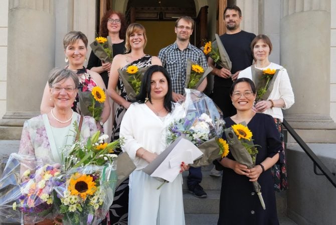 Gruppenbild der Diplomierten.