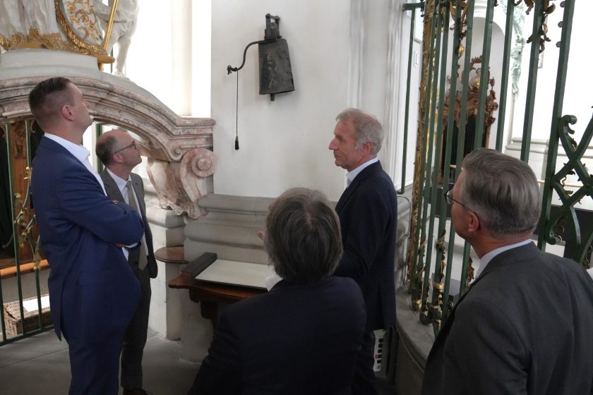 Auch das Original in der Kathedrale hat sich die Gruppe angeschaut.