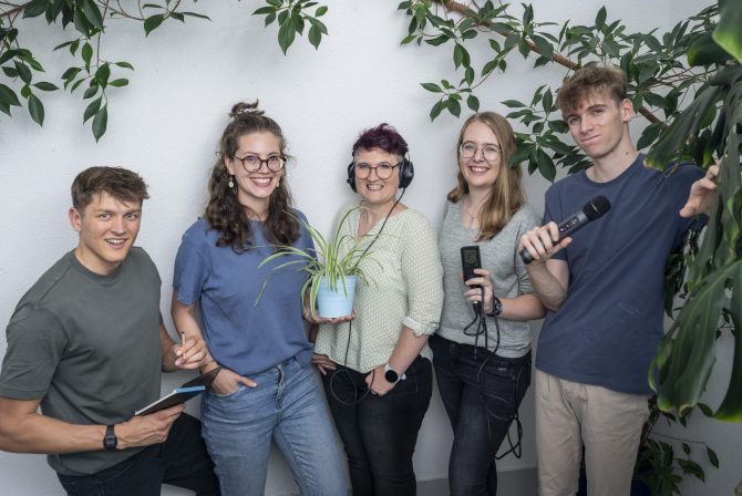 Vlnr Laurin Flütsch, Ines Schaberger, Elea Goldinger, Sam De Keijzer, Jonas Schönenberger (Foto Urs Bucher)